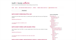 Desktop Screenshot of bathandbodycollector.com